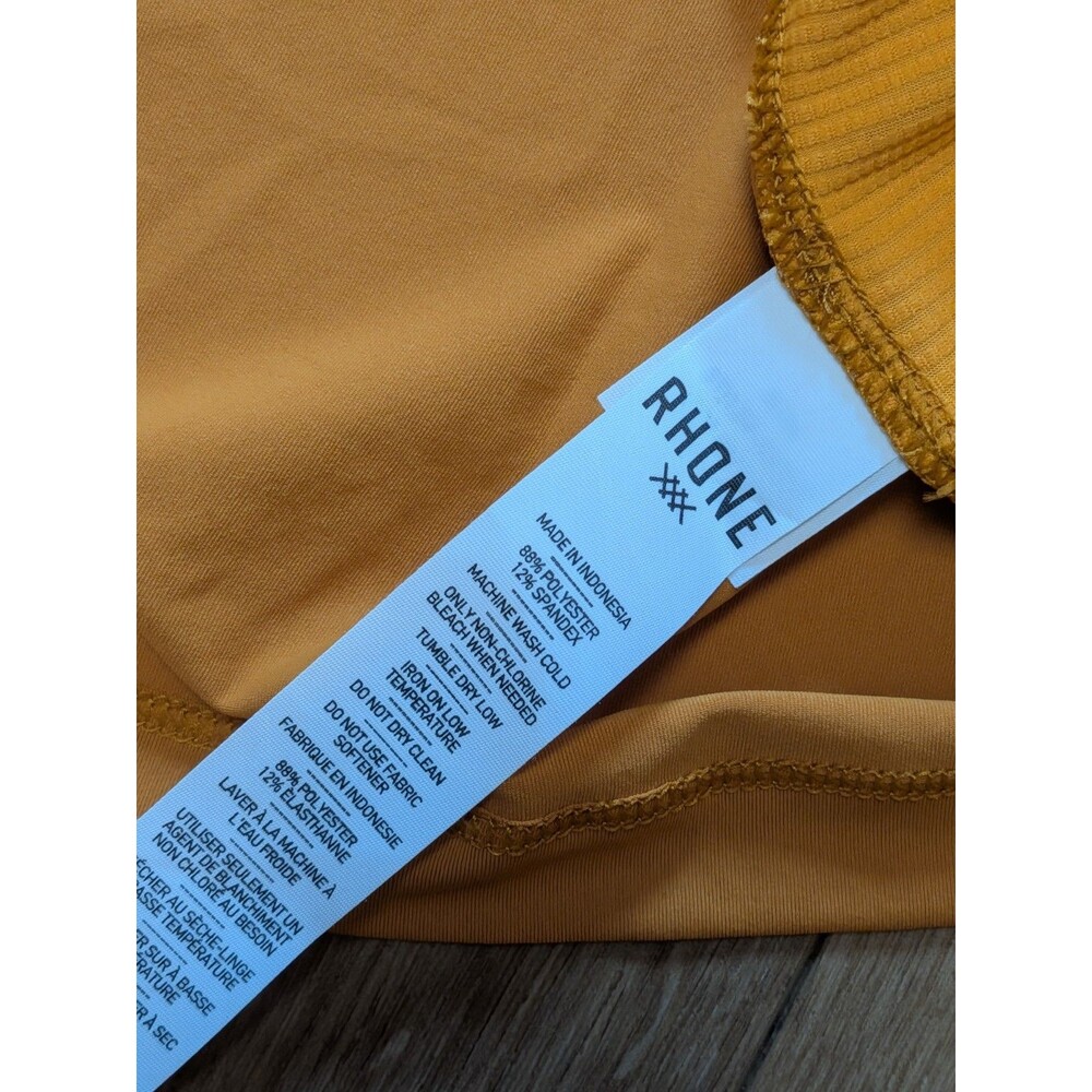 NWT Rhone Extra Mile Performance Singlet Harvest Brown/ Autumn Gold Men's Sz L - Picture 8 of 12